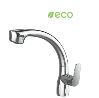 Vòi bếp nóng lạnh cắm chậu rút dây, bát sen, bát sen 2 chế độ AM 6006